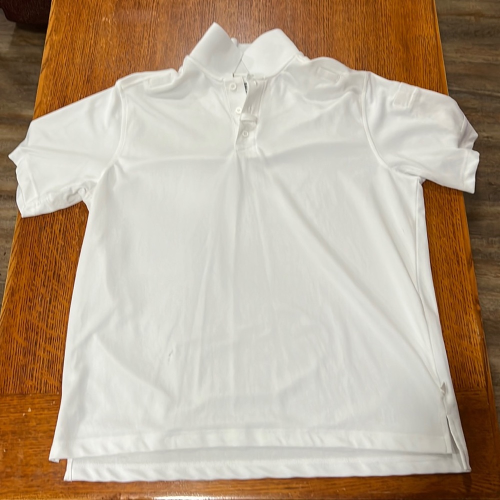 White Dickies Polo